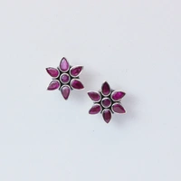 Classic pink studs