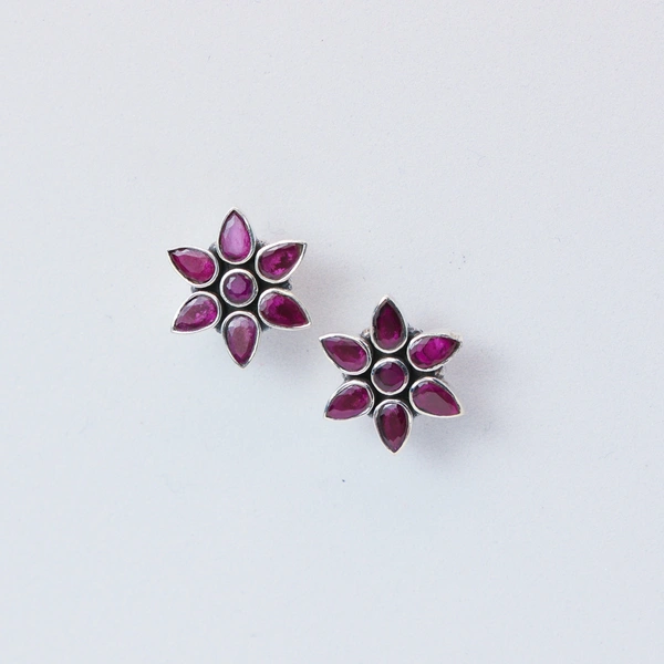 Classic pink studs
