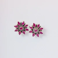 Classic pink earrings