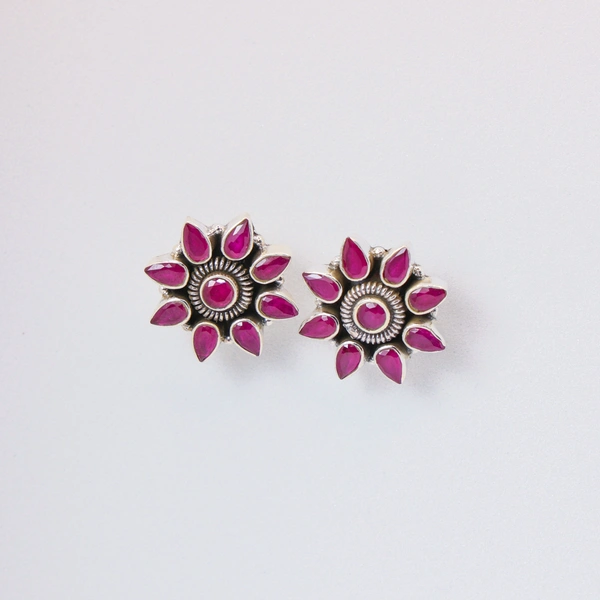 Classic pink earrings