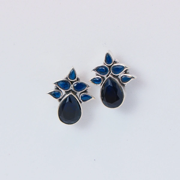Classic blue earrings