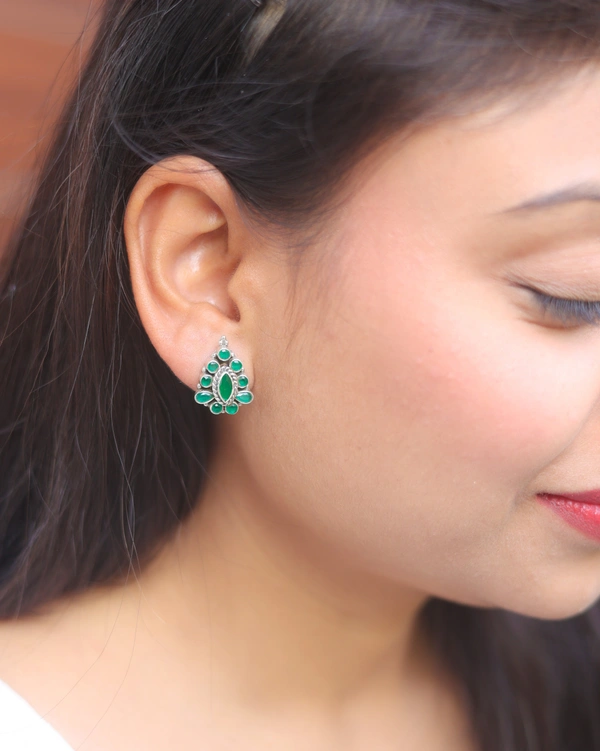 Classic Green Earrings