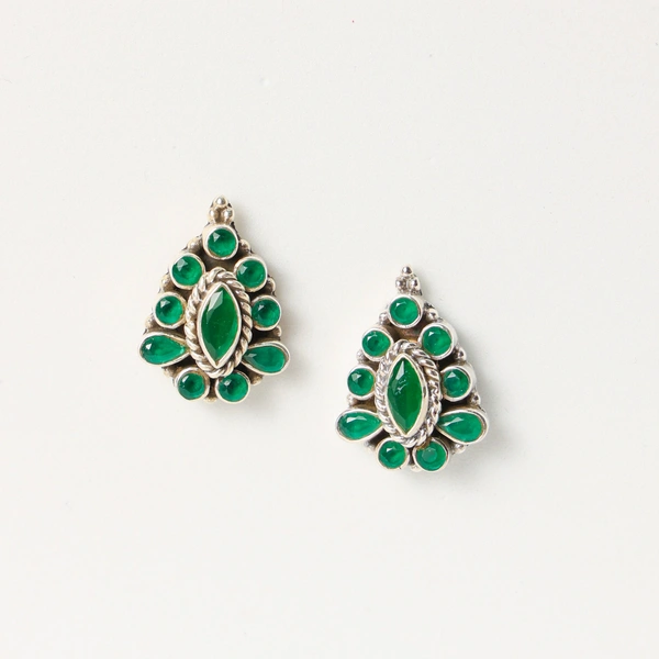 Classic Green Earrings