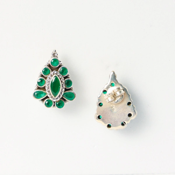 Classic Green Earrings