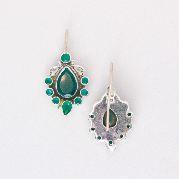Classiz Green Earrings