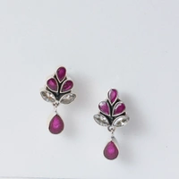 Classic pink earrings