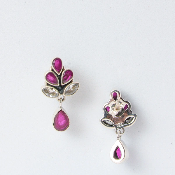 Classic pink earrings