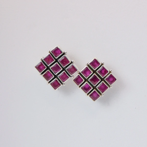 Classic pink earrings