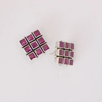 Classic pink earrings