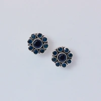 Classic blue studs