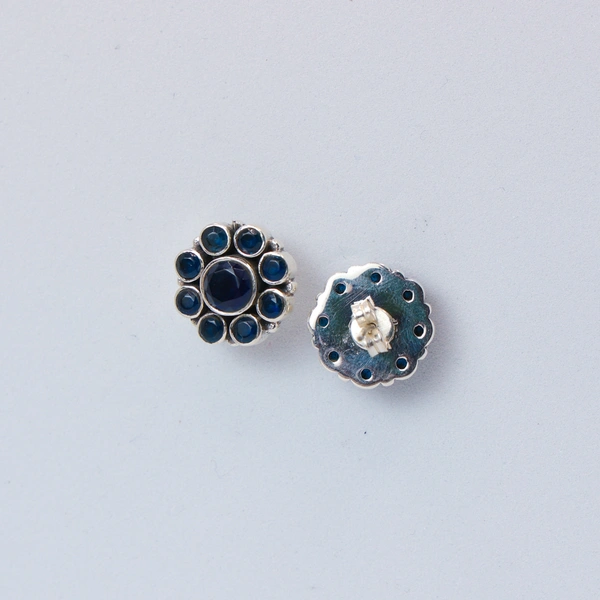 Classic blue studs
