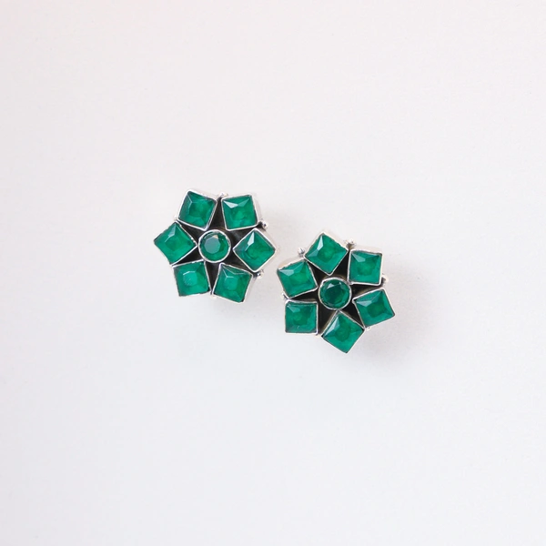 Classic Green Earrings