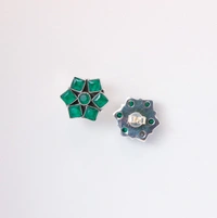 Classic Green Earrings