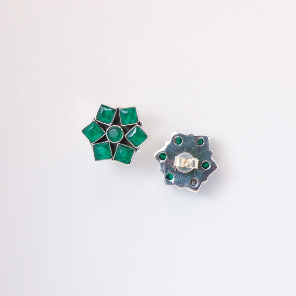 Classic Green Earrings