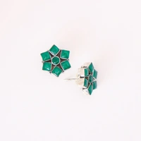 Classic Green Earrings