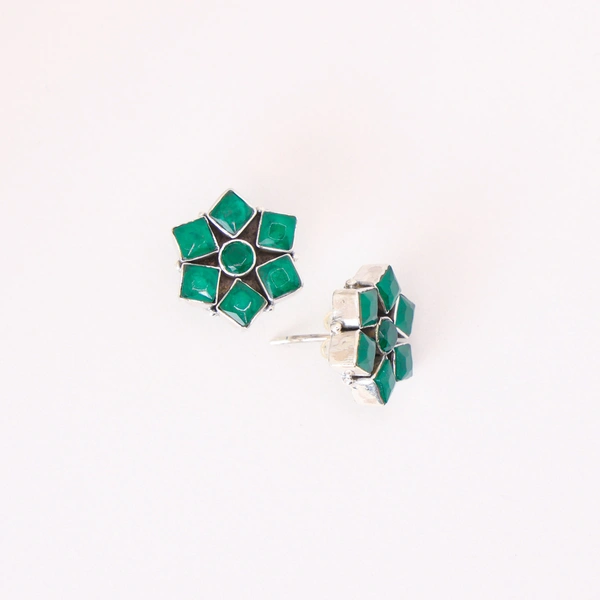 Classic Green Earrings