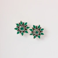 Classic Green Earrings