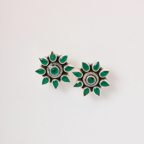 Classic Green Earrings