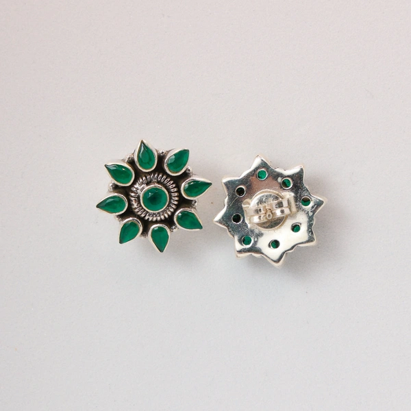 Classic Green Earrings