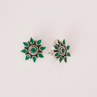 Classic Green Earrings