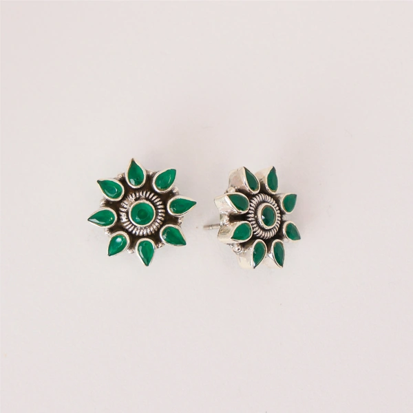 Classic Green Earrings
