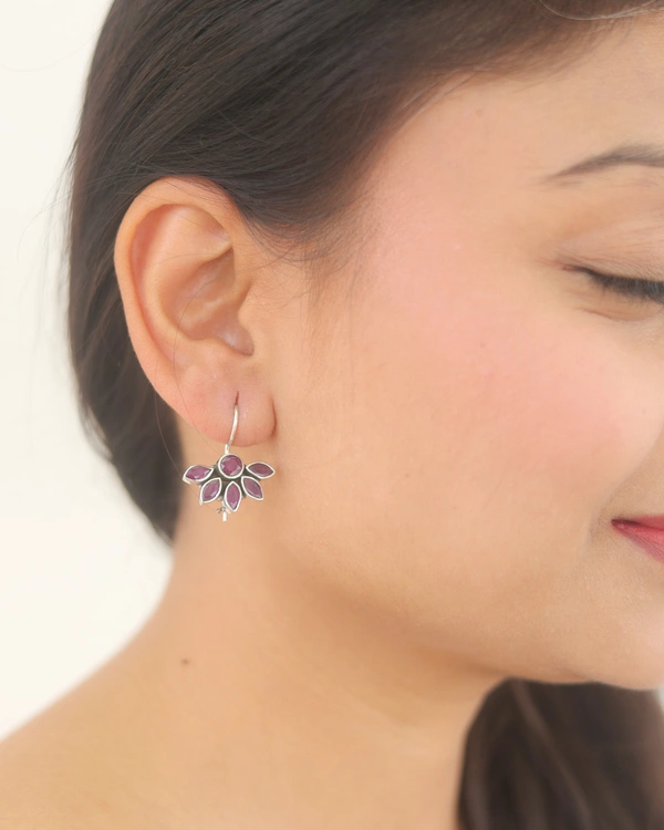 Classic pink earrings