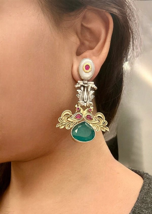 Peacock Earrings 