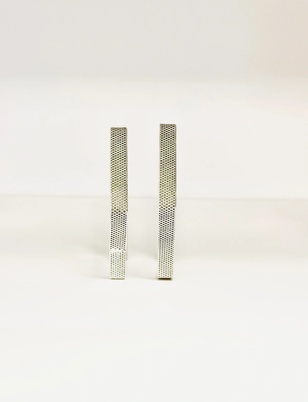 Jewels You Desire Hexagonal Silver Bangle  - 2.6