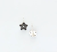 Black Flower earrings