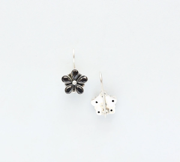 Black Flower earrings