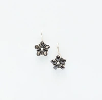 Black Flower earrings