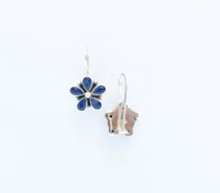Blue Flower earrings