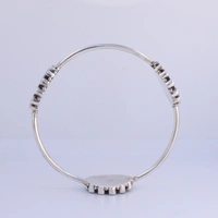 Coin bangle with Zirconia