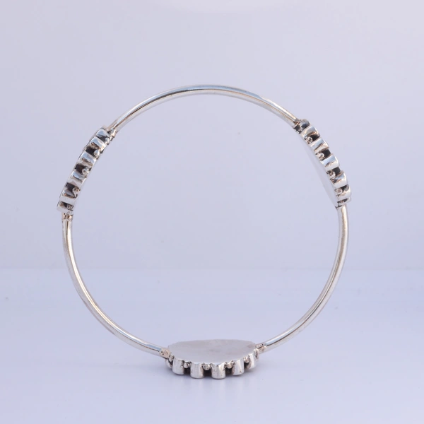 Coin bangle with Zirconia
