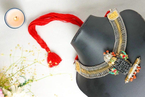 Fusion nandi necklace