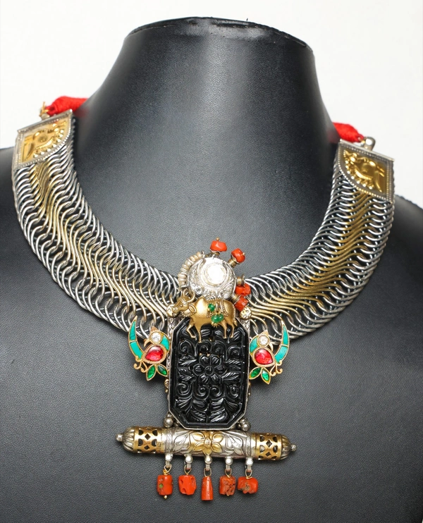 Fusion nandi necklace