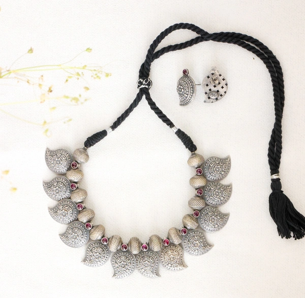 Oxidized Mango Necklace