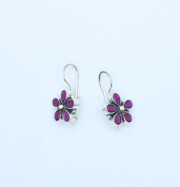 Pink Flower earrings