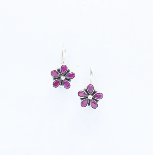 Pink Flower earrings
