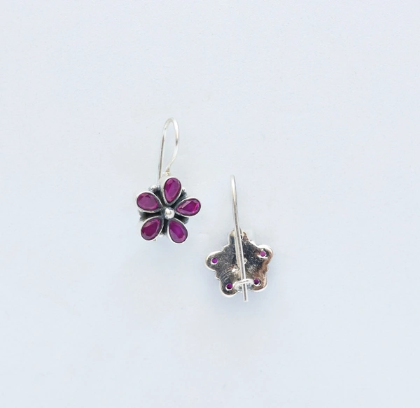 Pink Flower earrings