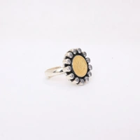 Coin Adjustable Ring with Zircon