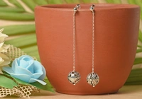 Silver earrings