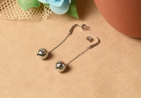 Silver earrings