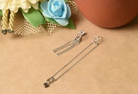 Silver earrings