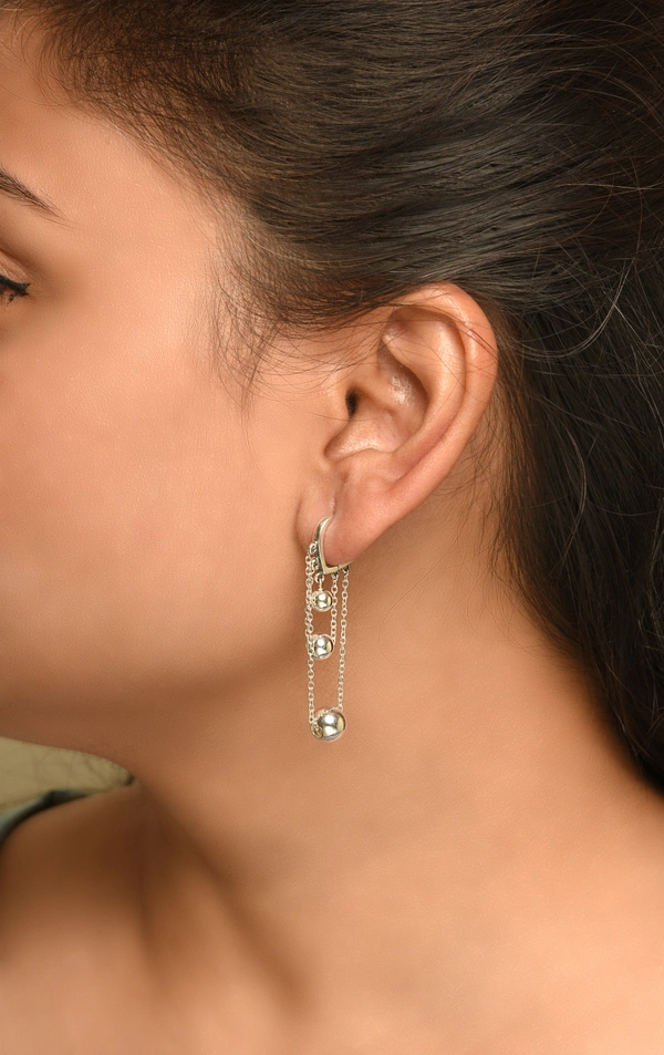 Silver earrings