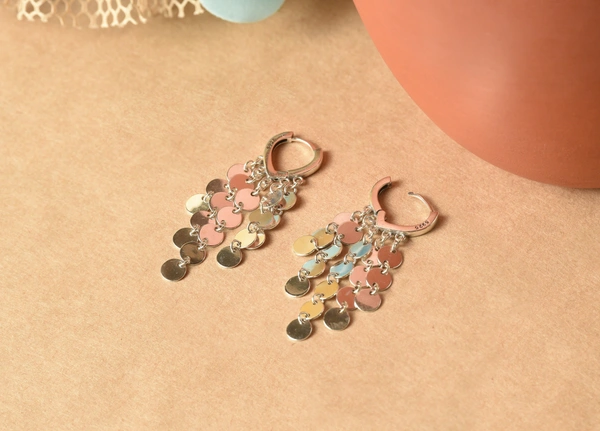 Silver earrings