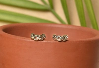 Silver earrings