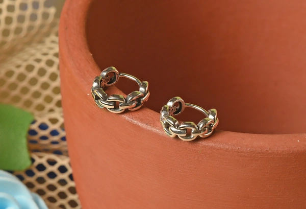 Silver earrings
