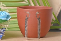 Silver earrings