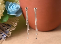 Silver earrings